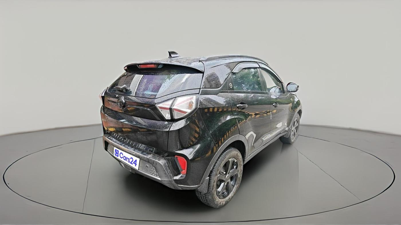 2023 Tata NEXON XZA PLUS LUX SUNROOF RED DARK PETROL, Petrol, Automatic, 74,244 km, exterior