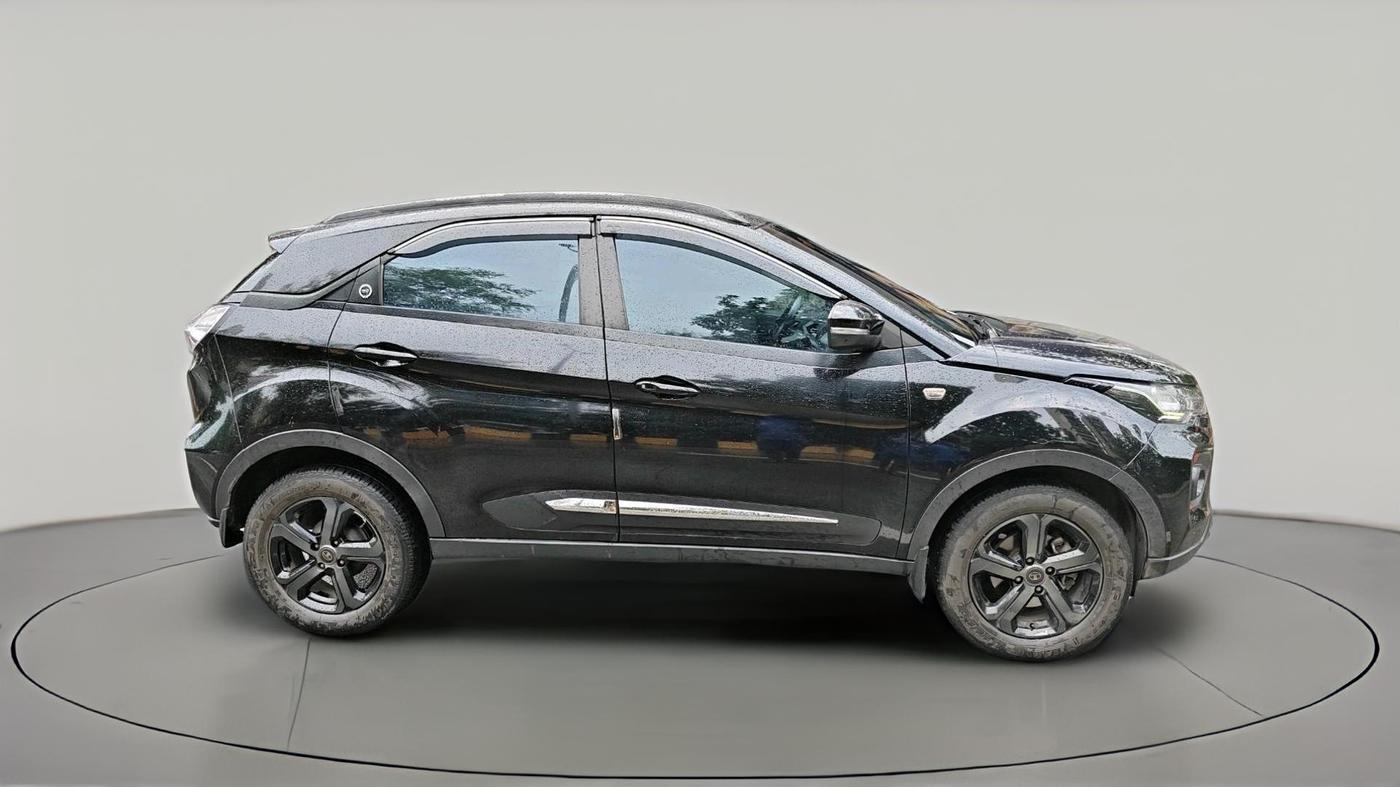 2023 Tata NEXON XZA PLUS LUX SUNROOF RED DARK PETROL, Petrol, Automatic, 74,244 km, exterior