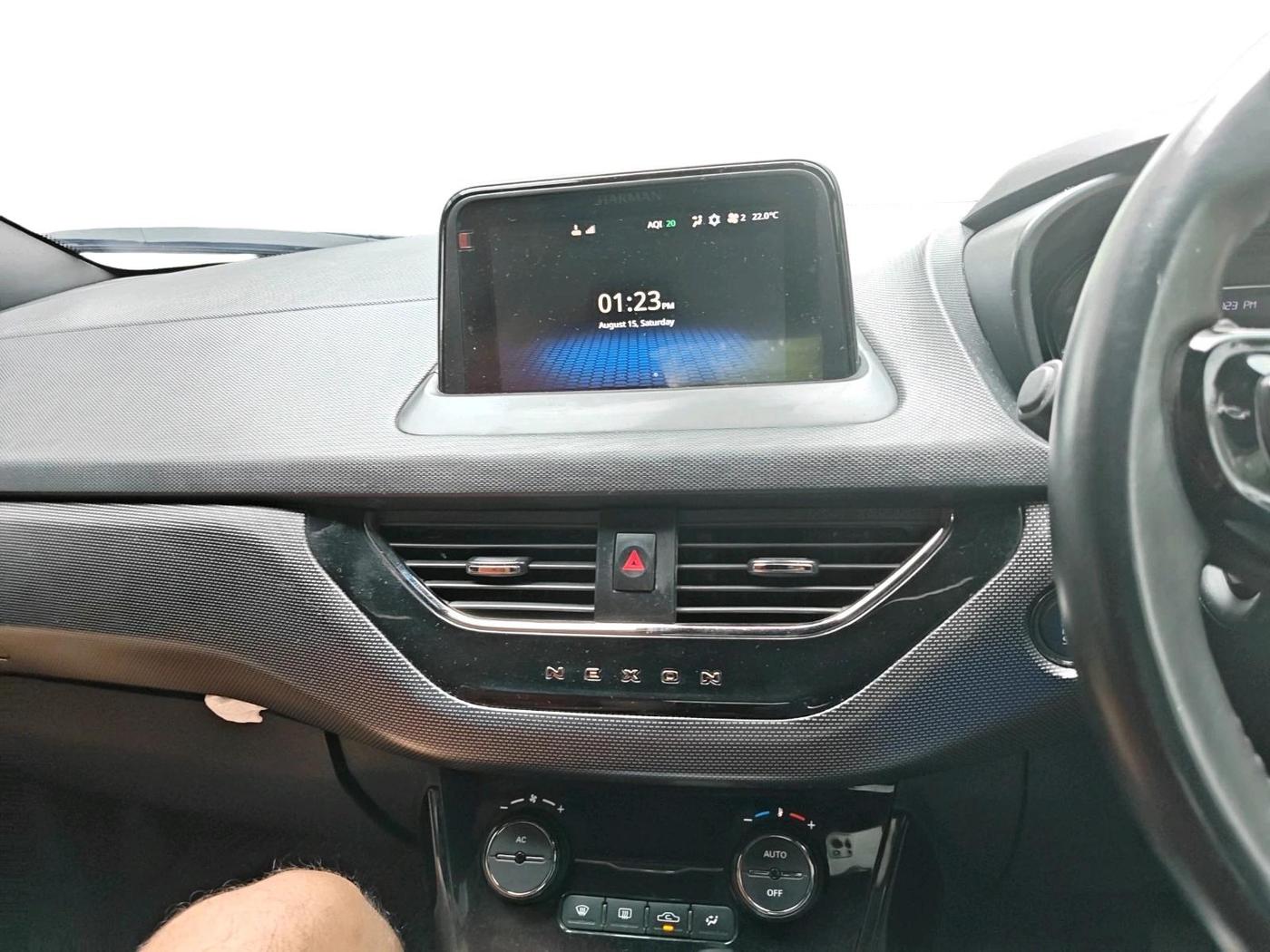 2023 Tata NEXON XZA PLUS LUX SUNROOF RED DARK PETROL, Petrol, Automatic, 74,244 km, interior