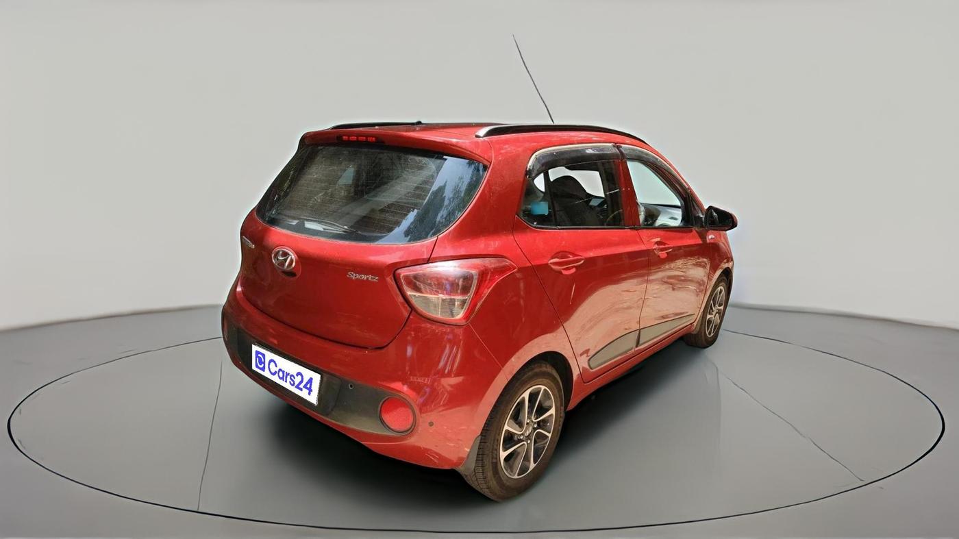 2018 Hyundai Grand i10 SPORTZ AT 1.2 KAPPA VTVT, CNG, Automatic, 35,500 km, exterior