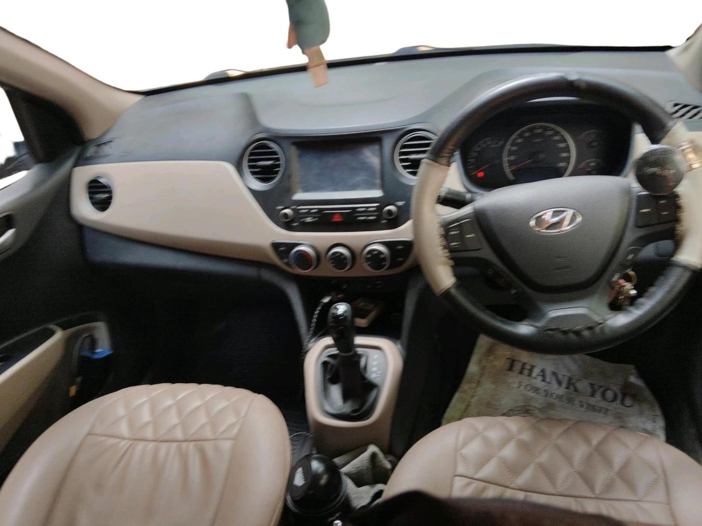 2018 Hyundai Grand i10 SPORTZ AT 1.2 KAPPA VTVT, CNG, Automatic, 35,500 km, interior