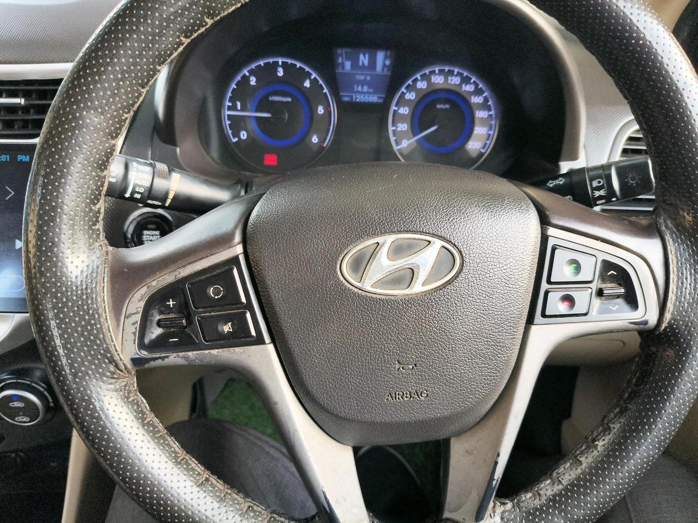 2016 Hyundai Verna 1.6 CRDI SX (O) AT, Diesel, Automatic, 1,25,588 km, interior