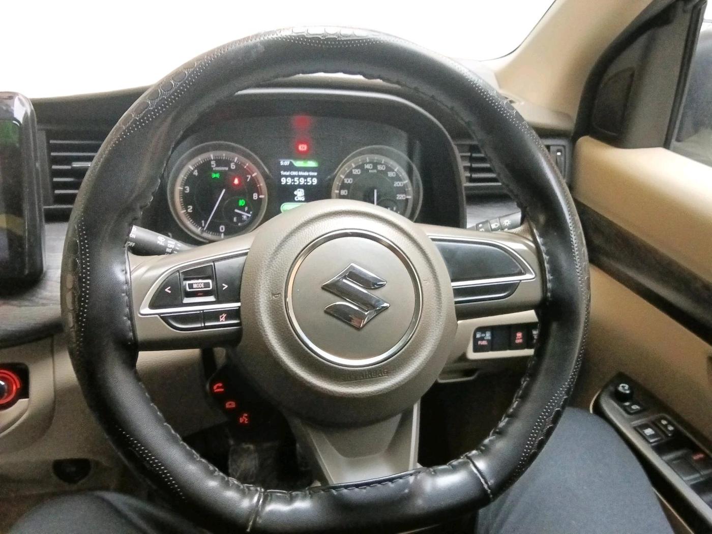 2023 Maruti Ertiga ZXI (O) CNG, CNG, Manual, 10,558 km, interior