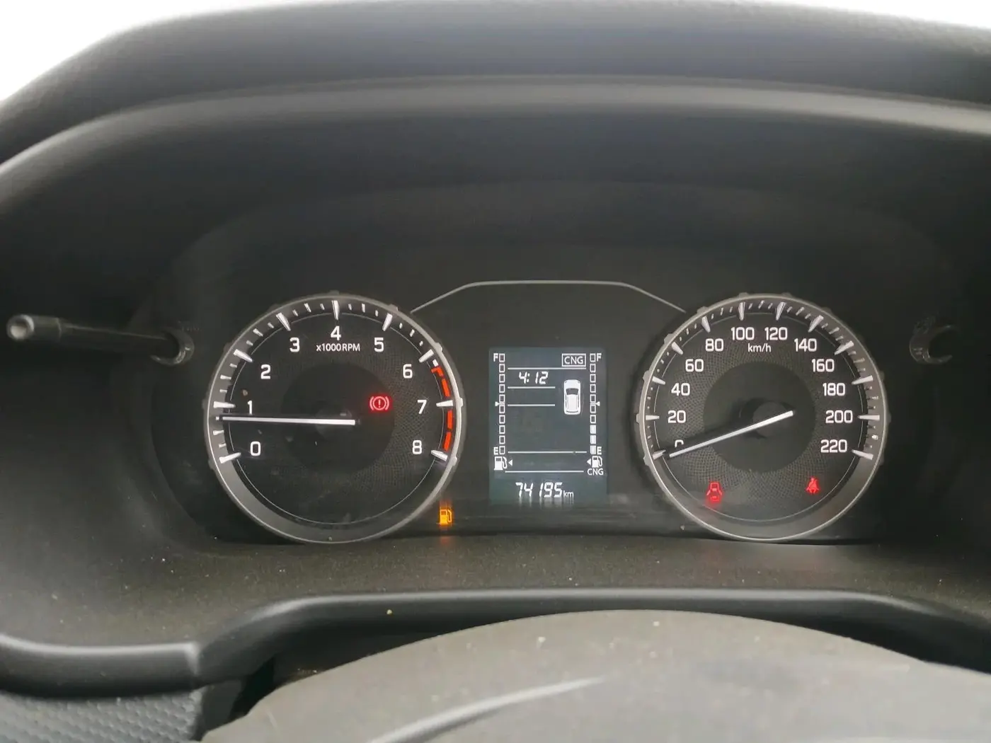 2023 Maruti BREZZA LXI S- CNG, CNG, Manual, 74,195 km, interior