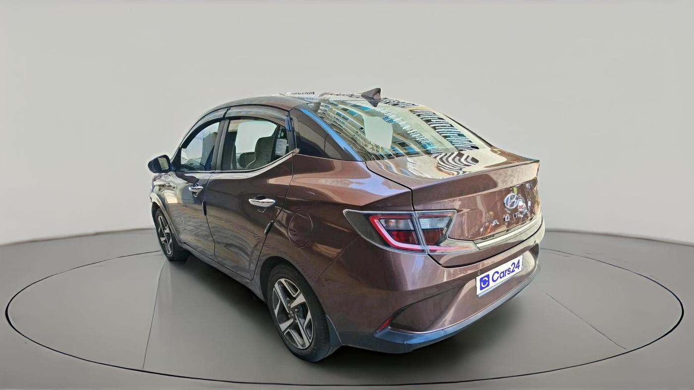 2020 Hyundai AURA SX PLUS 1.2 AMT, CNG, Automatic, 40,180 km, exterior