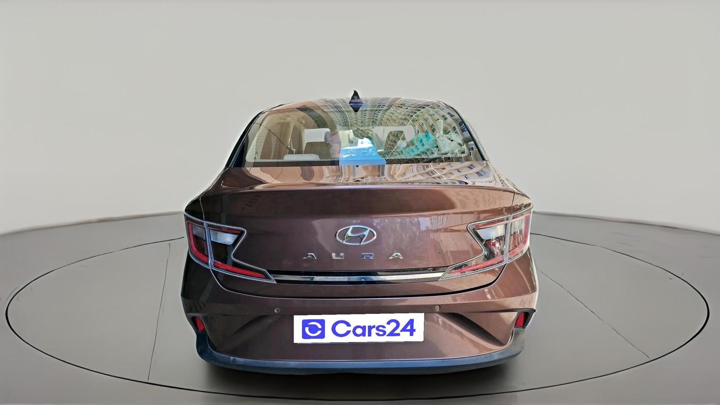 2020 Hyundai AURA SX PLUS 1.2 AMT, CNG, Automatic, 40,180 km, exterior