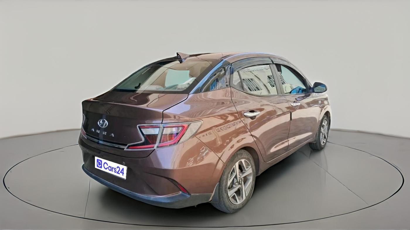 2020 Hyundai AURA SX PLUS 1.2 AMT, CNG, Automatic, 40,180 km, exterior