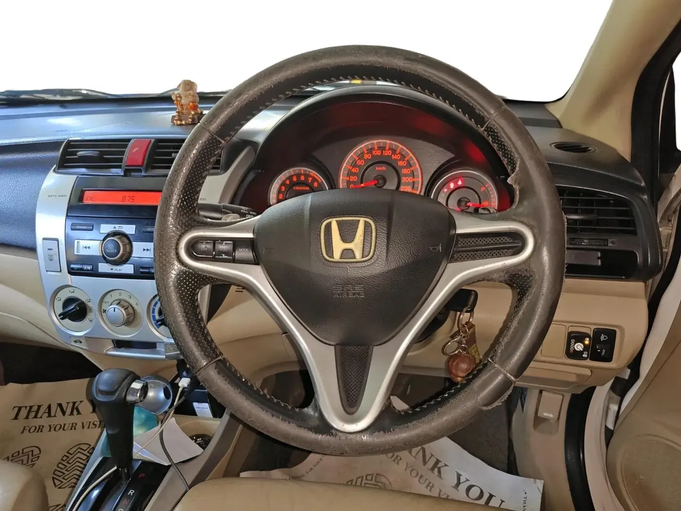 2010 Honda City 1.5L I-VTEC V AT, CNG, Automatic, 1,23,119 km, interior