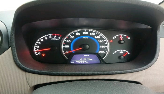 2017 Hyundai Grand i10 SPORTZ (O) 1.2 KAPPA VTVT, Petrol, Manual, 40,994 km, interior