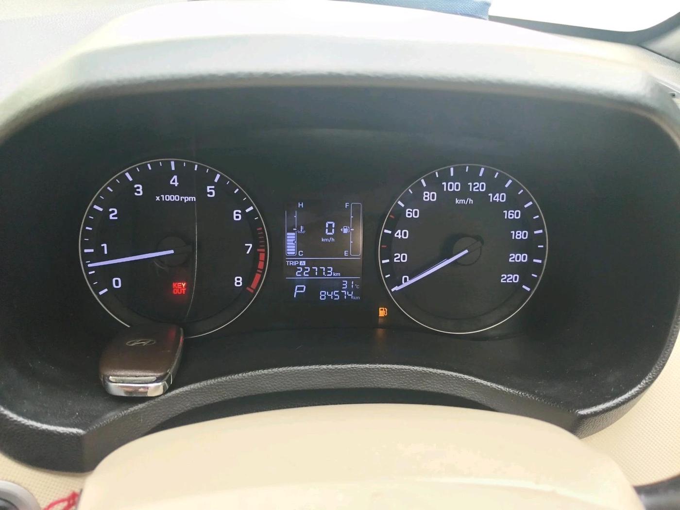 2019 Hyundai Creta SX AT 1.6 PETROL, Petrol, Automatic, 84,574 km, interior
