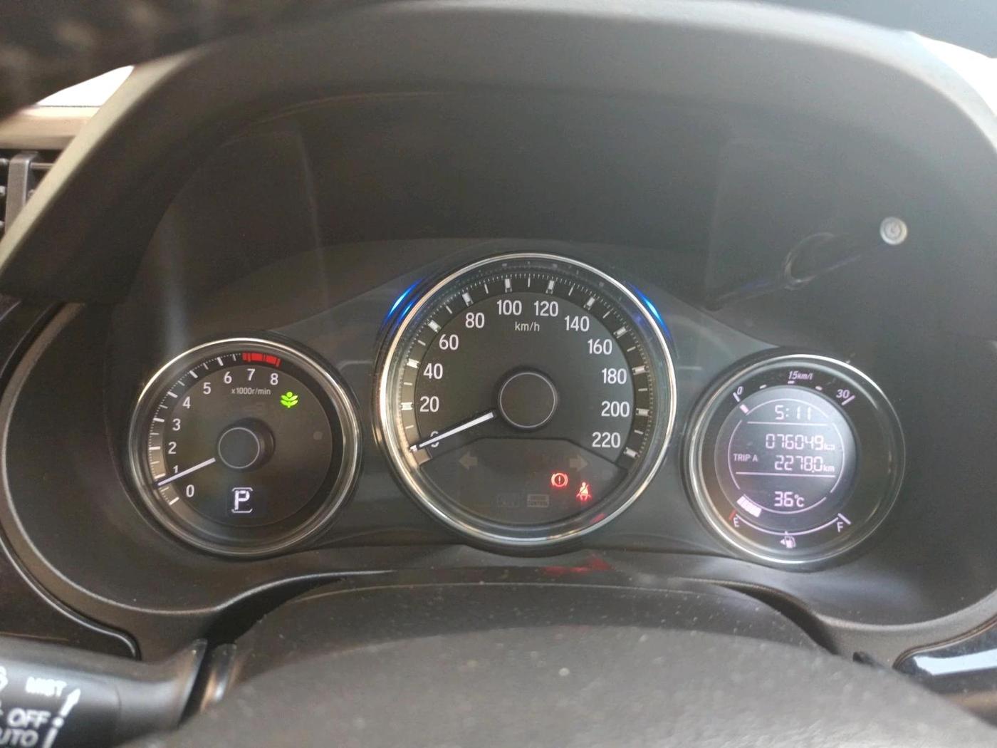 2018 Honda City 1.5L I-VTEC ZX CVT, Petrol, Automatic, 76,318 km, interior
