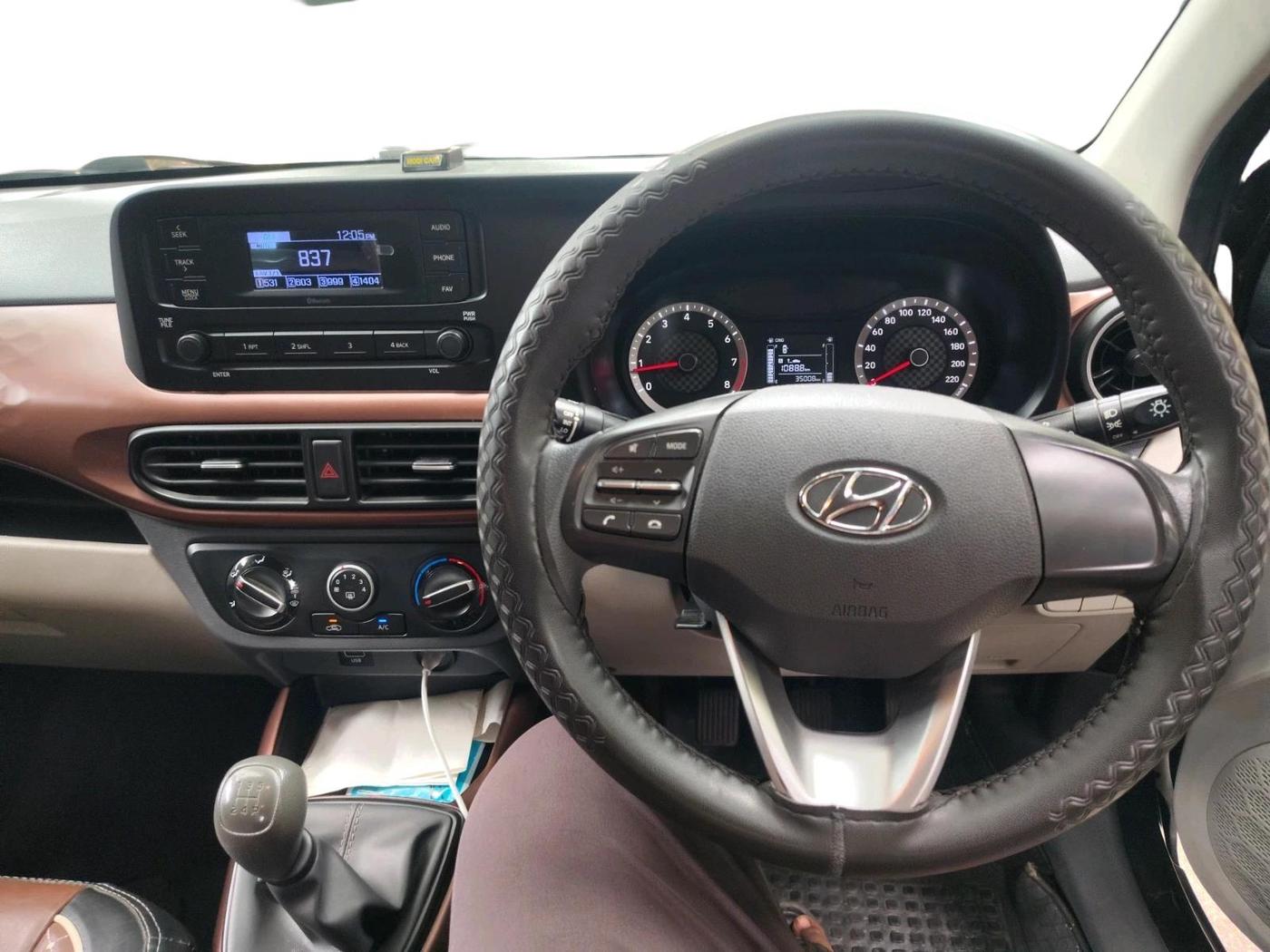 2021 Hyundai AURA S 1.2 CNG, CNG, Manual, 35,008 km, interior