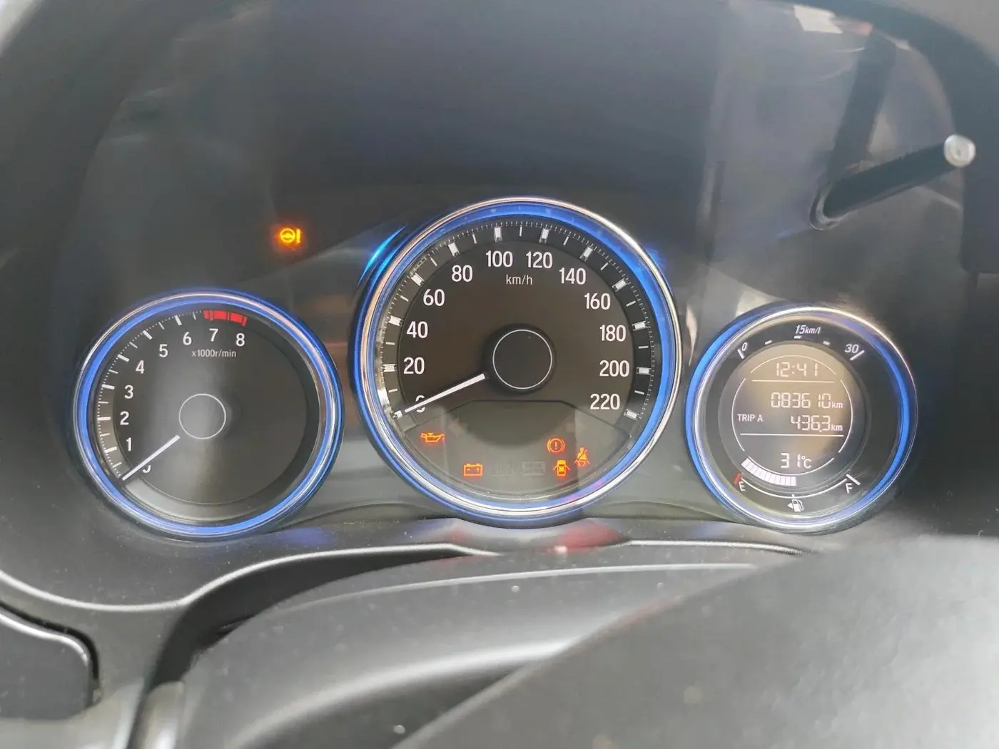 2016 Honda City 1.5L I-VTEC SV, CNG, Manual, 83,610 km, interior