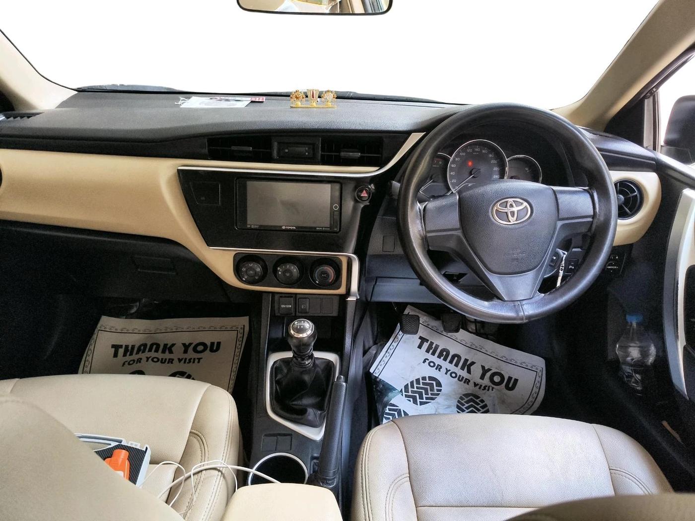 2018 Toyota Corolla Altis J PETROL, Petrol, Manual, 1,30,192 km, interior