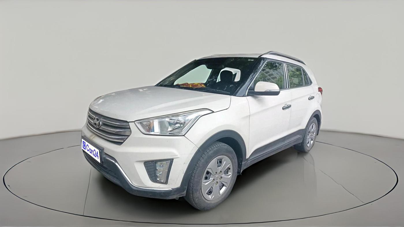 2017 Hyundai Creta E PLUS 1.6 PETROL, CNG, Manual, 87,927 km, exterior