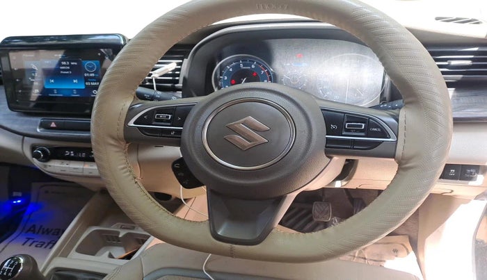 2024 Maruti Ertiga ZXI+ SHVS, Petrol, Manual, 11,521 km, interior