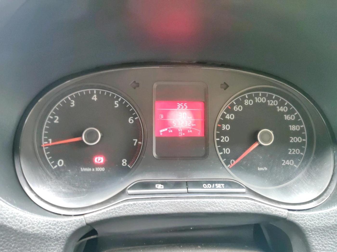 2013 Volkswagen Polo HIGHLINE1.2L, Petrol, Manual, 57,232 km, interior