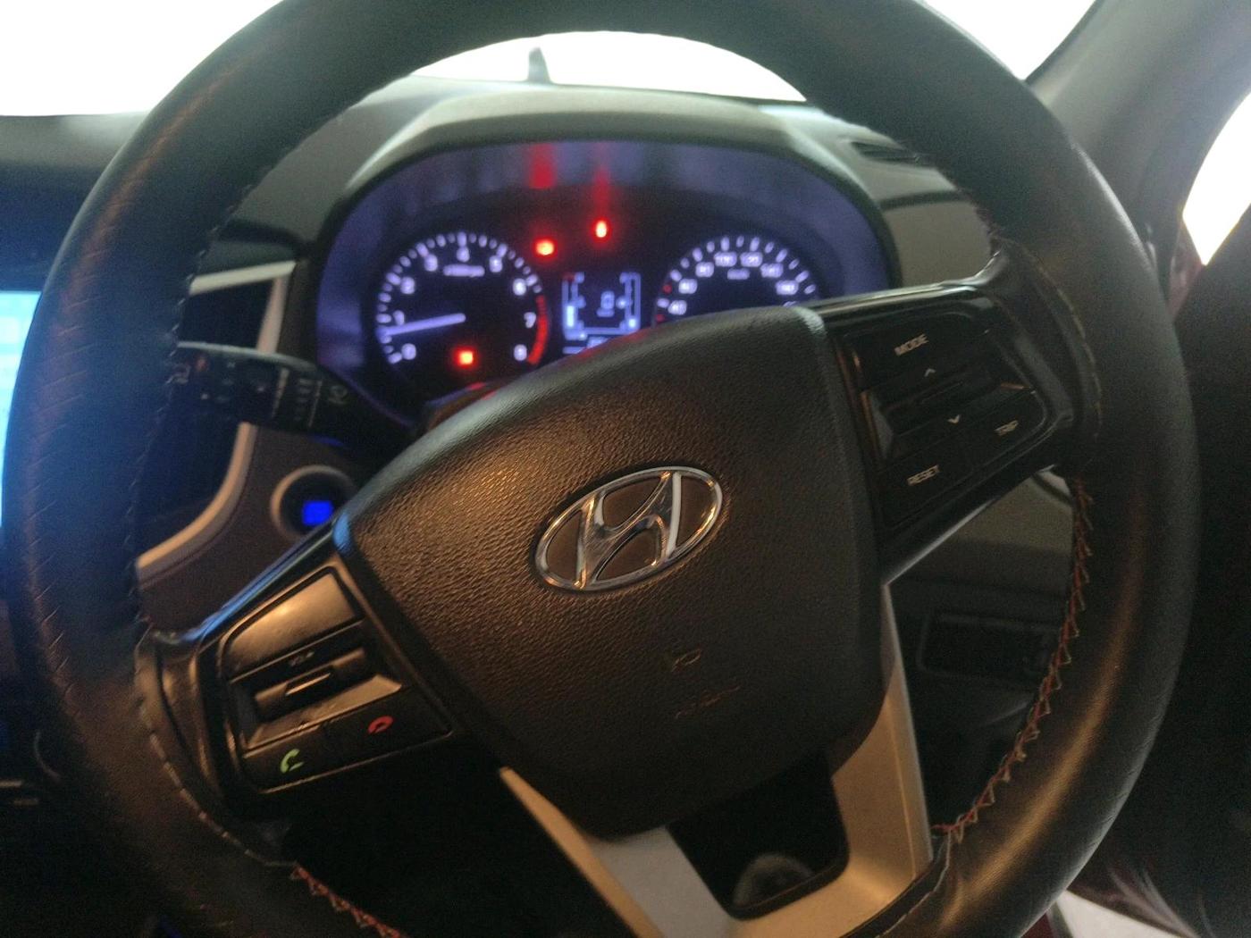 2016 Hyundai Creta SX PLUS AT 1.6 PETROL, Petrol, Automatic, 98,498 km, interior