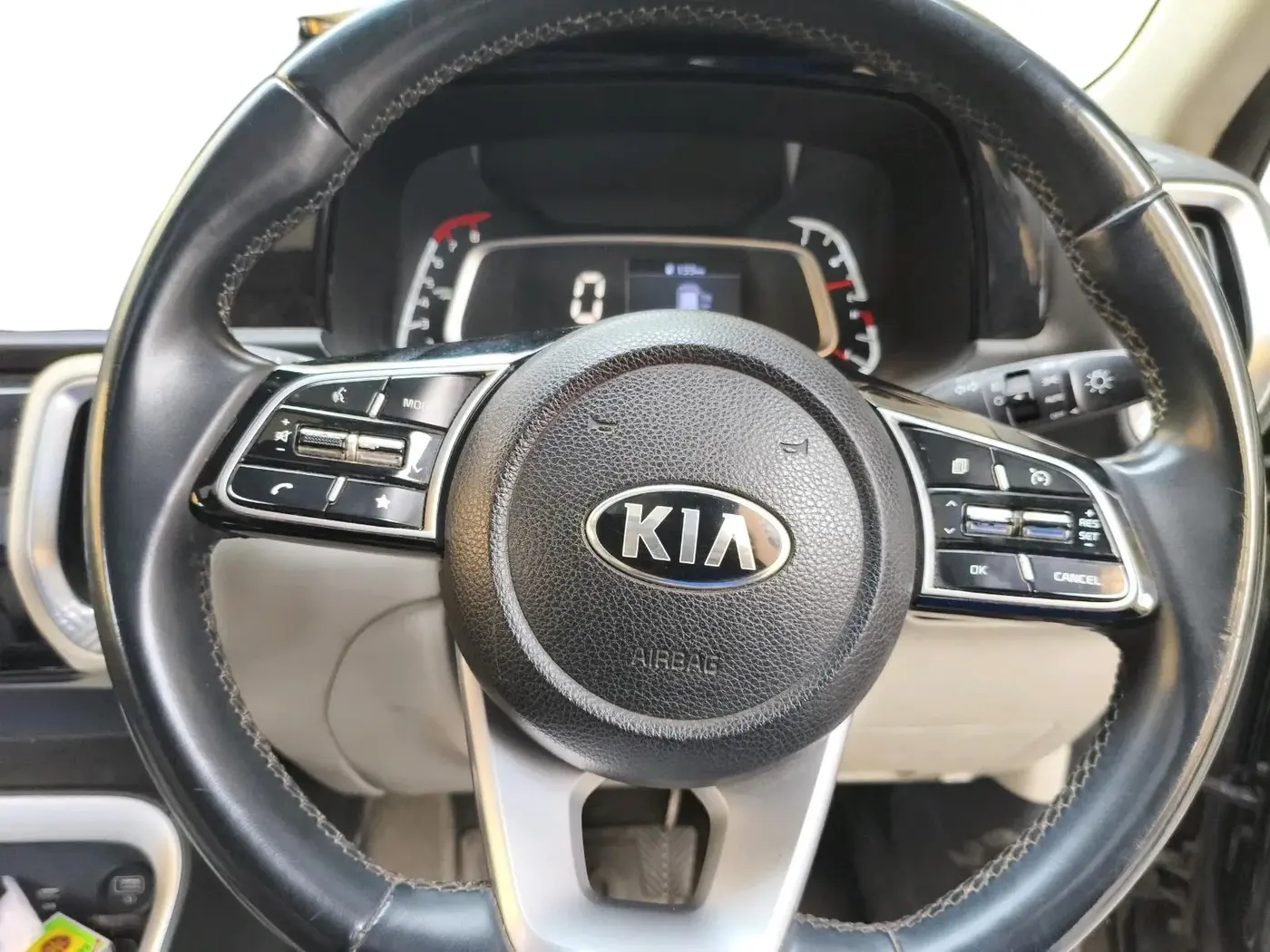2021 KIA SONET HTX 1.0 IMT, Petrol, Manual, 49,043 km, interior