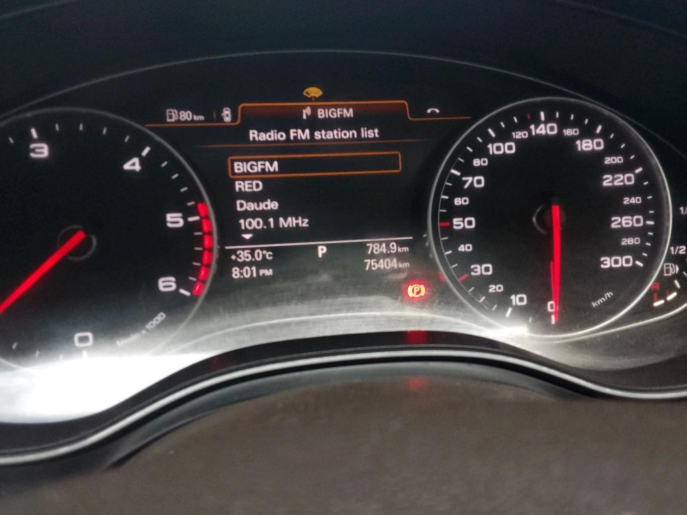 2014 Audi A6 2.0 TDI PREMIUM, Diesel, Automatic, 75,404 km, interior