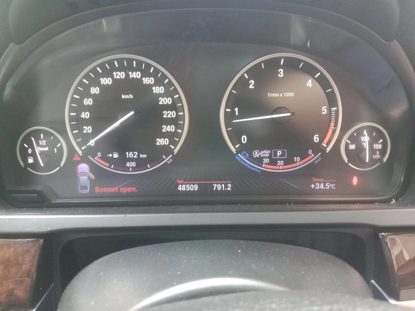 2013 BMW 7 Series 730L D, Diesel, Automatic, 48,509 km, interior