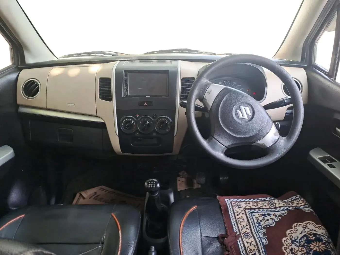 2018 Maruti Wagon R 1.0 LXI CNG, CNG, Manual, 1,87,669 km, interior