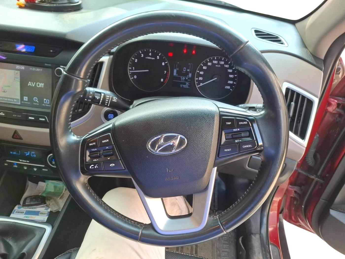 2018 Hyundai Creta SX 1.6 PETROL, Petrol, Manual, 97,906 km, interior
