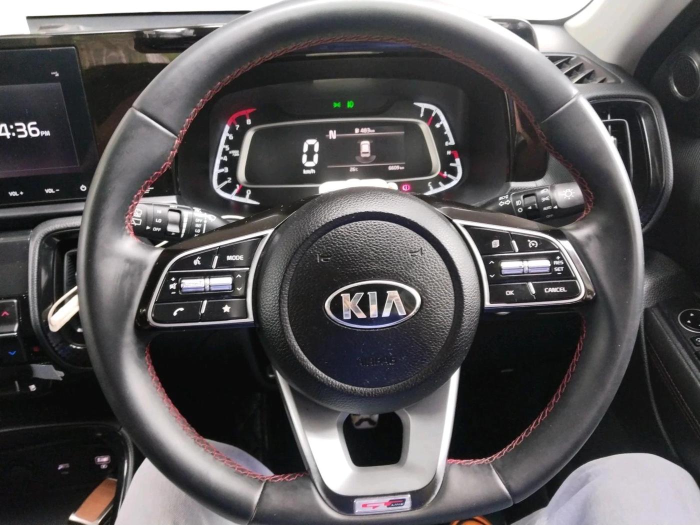 2020 KIA SONET GTX PLUS 1.0 IMT, Petrol, Manual, 6,609 km, interior