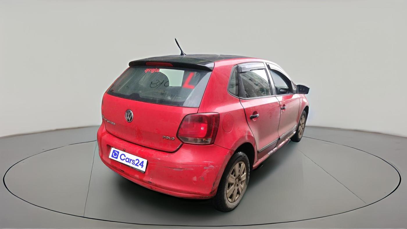 2011 Volkswagen Polo TRENDLINE 1.2L PETROL, Petrol, Manual, 1,23,575 km, exterior