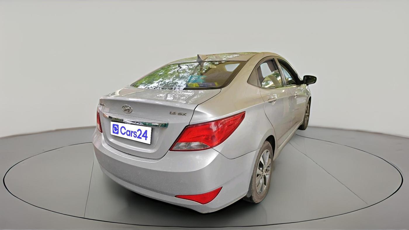 2016 Hyundai Verna 1.6 VTVT SX AT, CNG, Automatic, 69,244 km, exterior