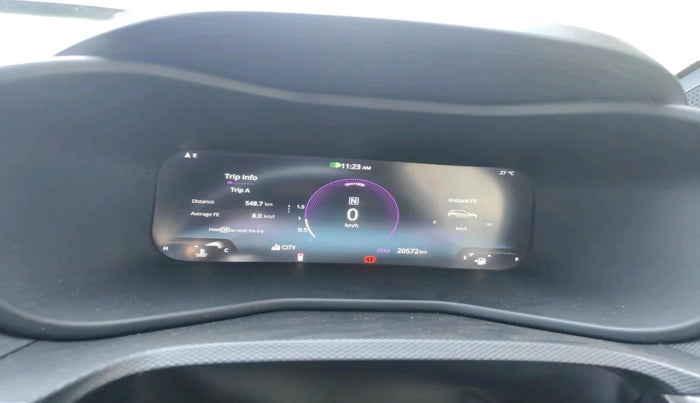 2024 Tata NEXON FEARLESS PURPLE + SUNROOF DCA DUAL TONE 1.2 PETROL, Petrol, Automatic, 20,572 km, interior