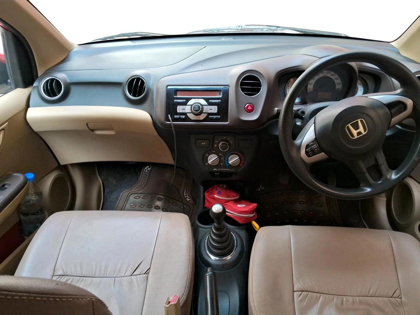 2013 Honda Brio S MT, Petrol, Manual, 26,319 km, interior