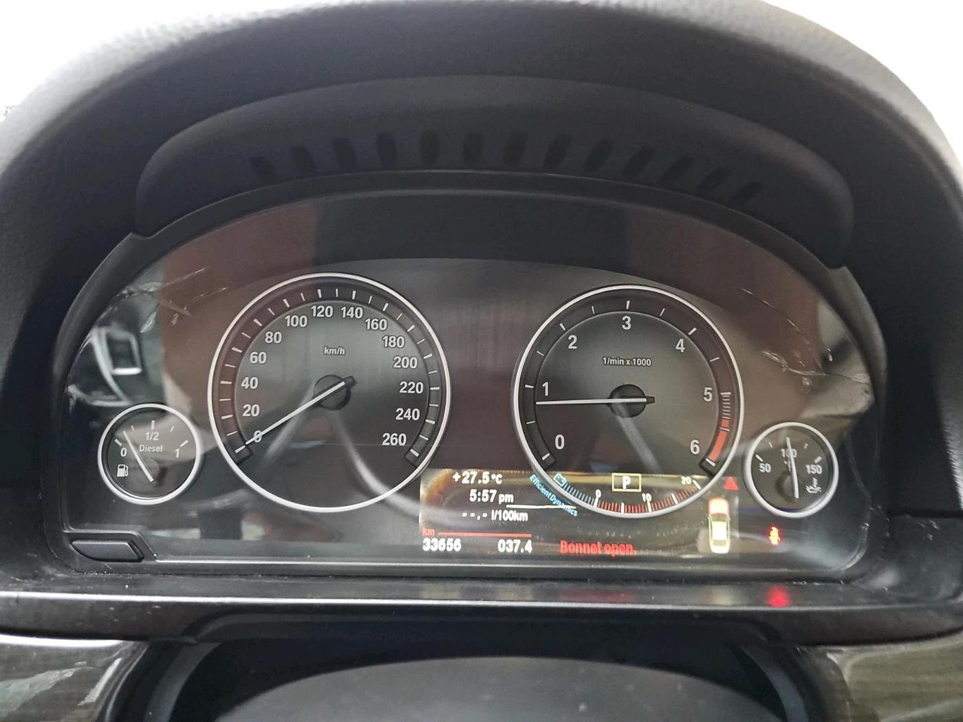 2012 BMW 5 Series 520D 2.0, Diesel, Automatic, 33,656 km, interior