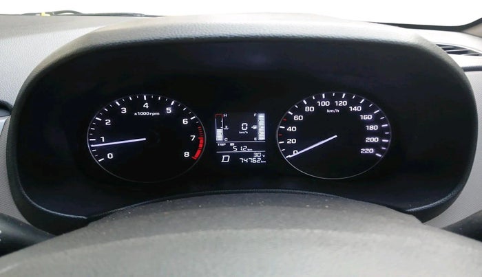 2018 Hyundai Creta SX PLUS AT 1.6 PETROL, Petrol, Automatic, 7,47,612 km, interior