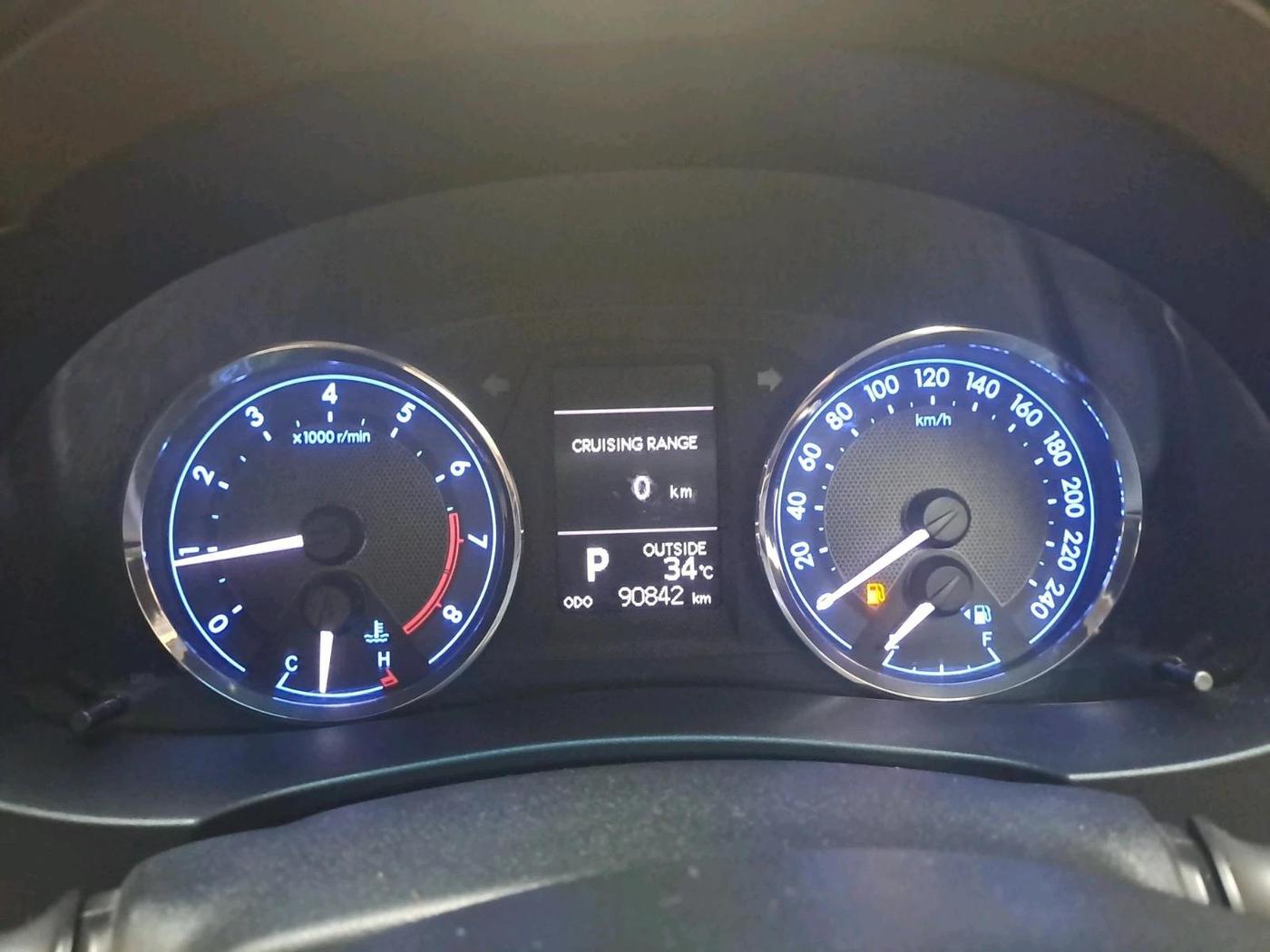 2014 Toyota Corolla Altis VL CVT PETROL, Petrol, Automatic, 94,000 km, interior