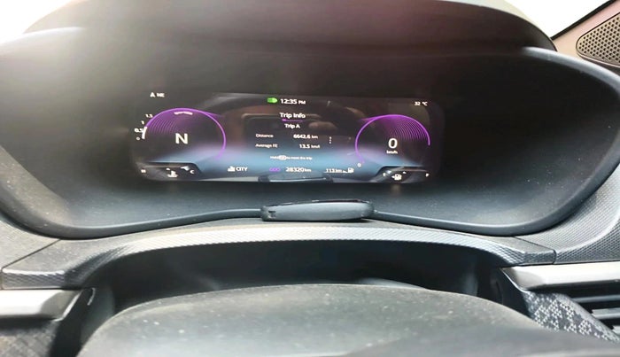 2023 Tata NEXON FEARLESS AMT DUAL TONE 1.5 DIESEL, Diesel, Automatic, 28,320 km, interior