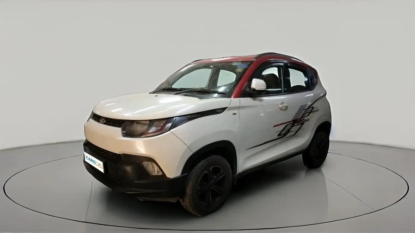 2017 Mahindra Kuv100 K4 6 STR, Petrol, Manual, 40,724 km, exterior