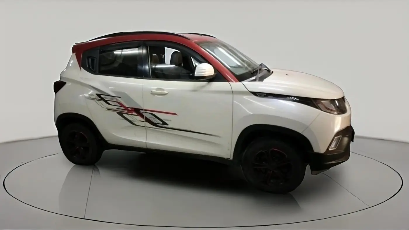 2017 Mahindra Kuv100 K4 6 STR, Petrol, Manual, 40,724 km, exterior