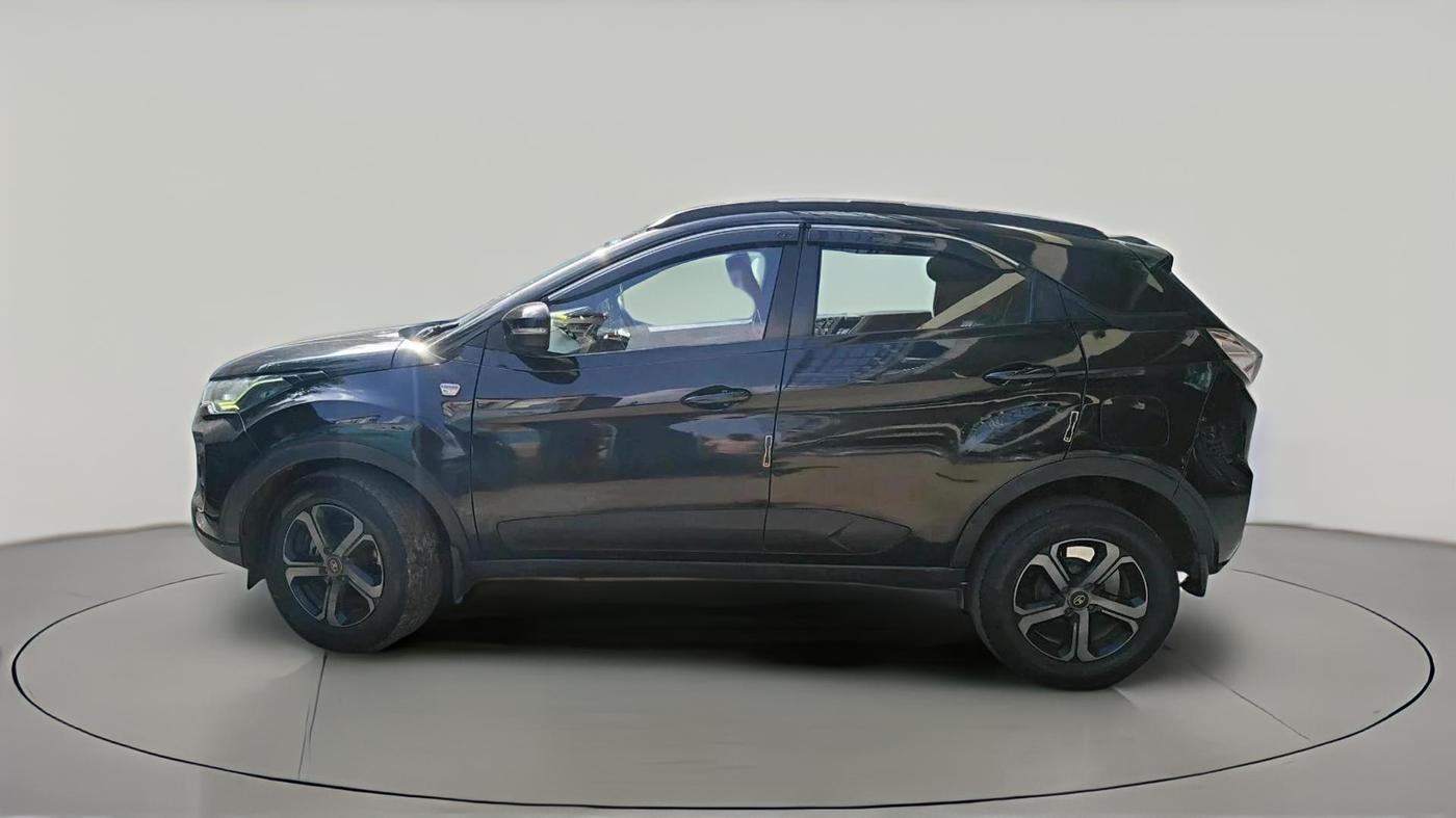 2023 Tata NEXON XZA PLUS LUX SUNROOF RED DARK PETROL, Petrol, Automatic, 28,075 km, exterior