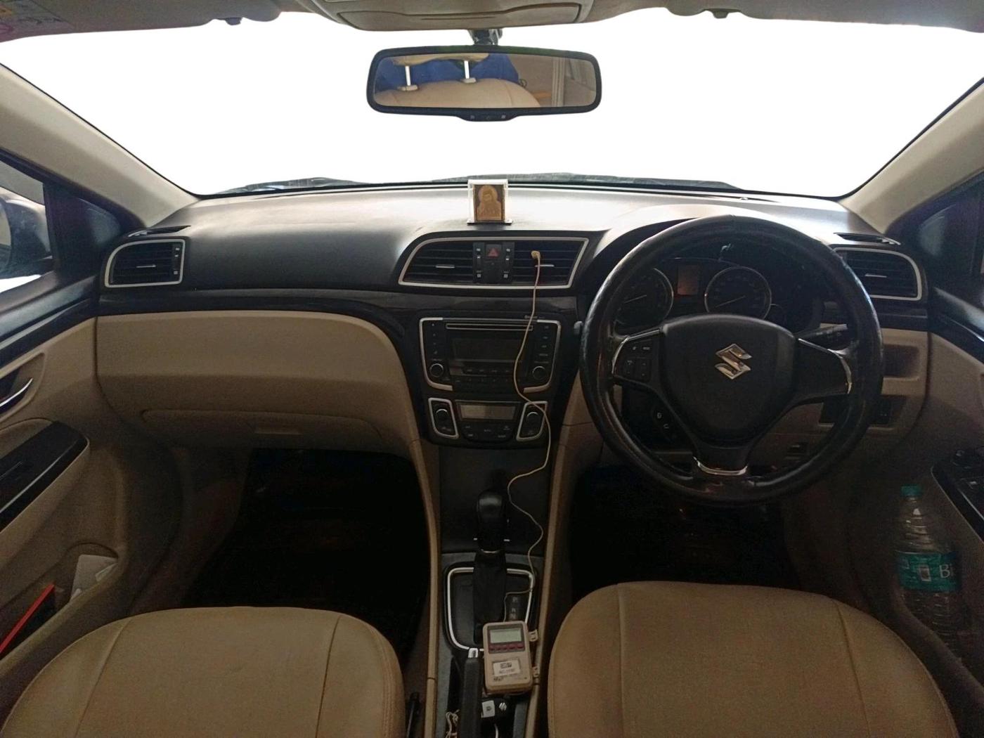 2017 Maruti Ciaz ZETA 1.4  AT PETROL, Petrol, Automatic, 81,911 km, interior
