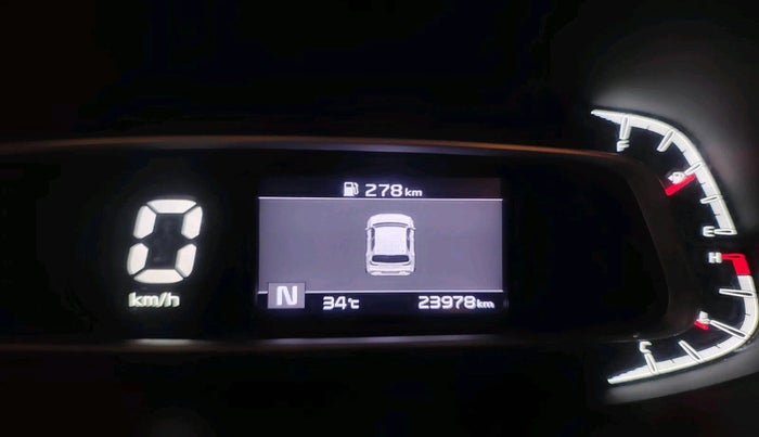 2021 KIA SONET HTX 1.0 IMT, Petrol, Manual, 23,978 km, interior