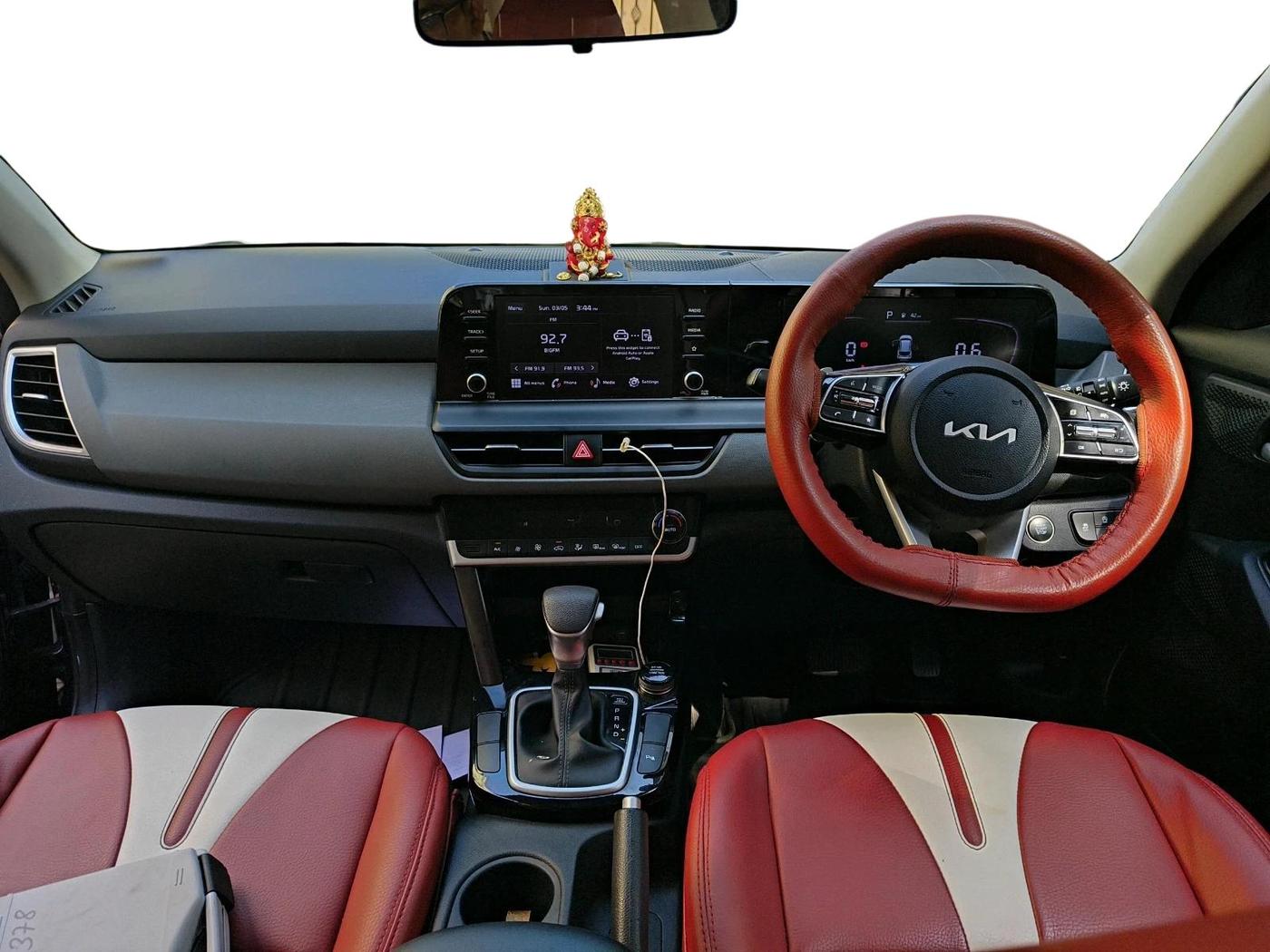 2024 KIA SELTOS HTK Plus 1.5 Petrol IVT, Petrol, Automatic, 22,550 km, interior