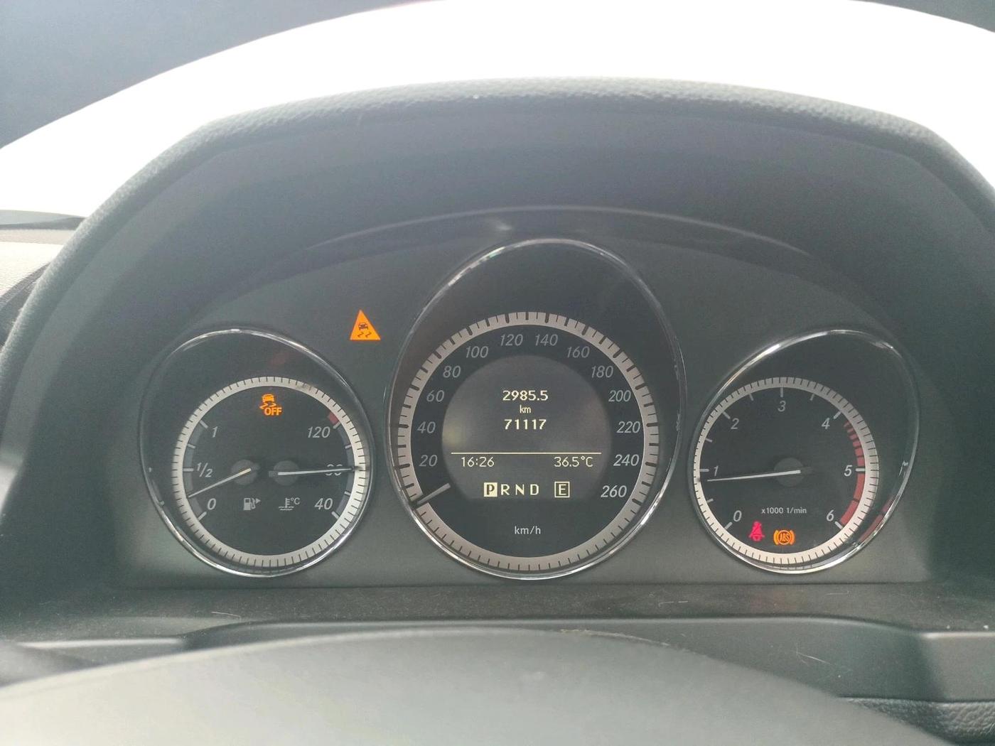 2011 Mercedes Benz C Class C 250 CDI, Diesel, Automatic, 71,117 km, interior