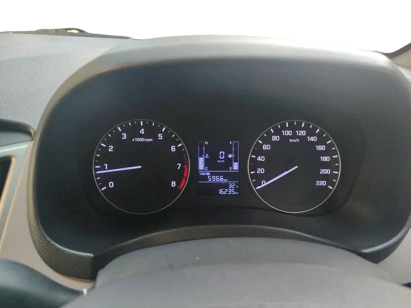 2016 Hyundai Creta E PLUS 1.6 PETROL, Petrol, Manual, 16,235 km, interior
