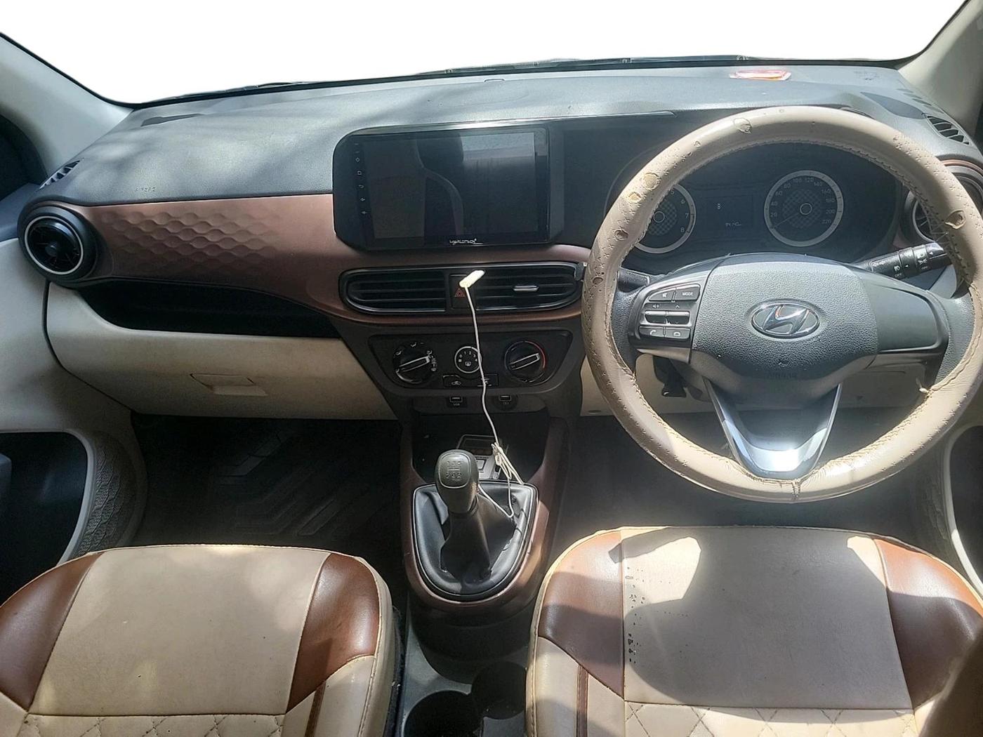 2020 Hyundai AURA S 1.2 CNG, CNG, Manual, 94,140 km, interior