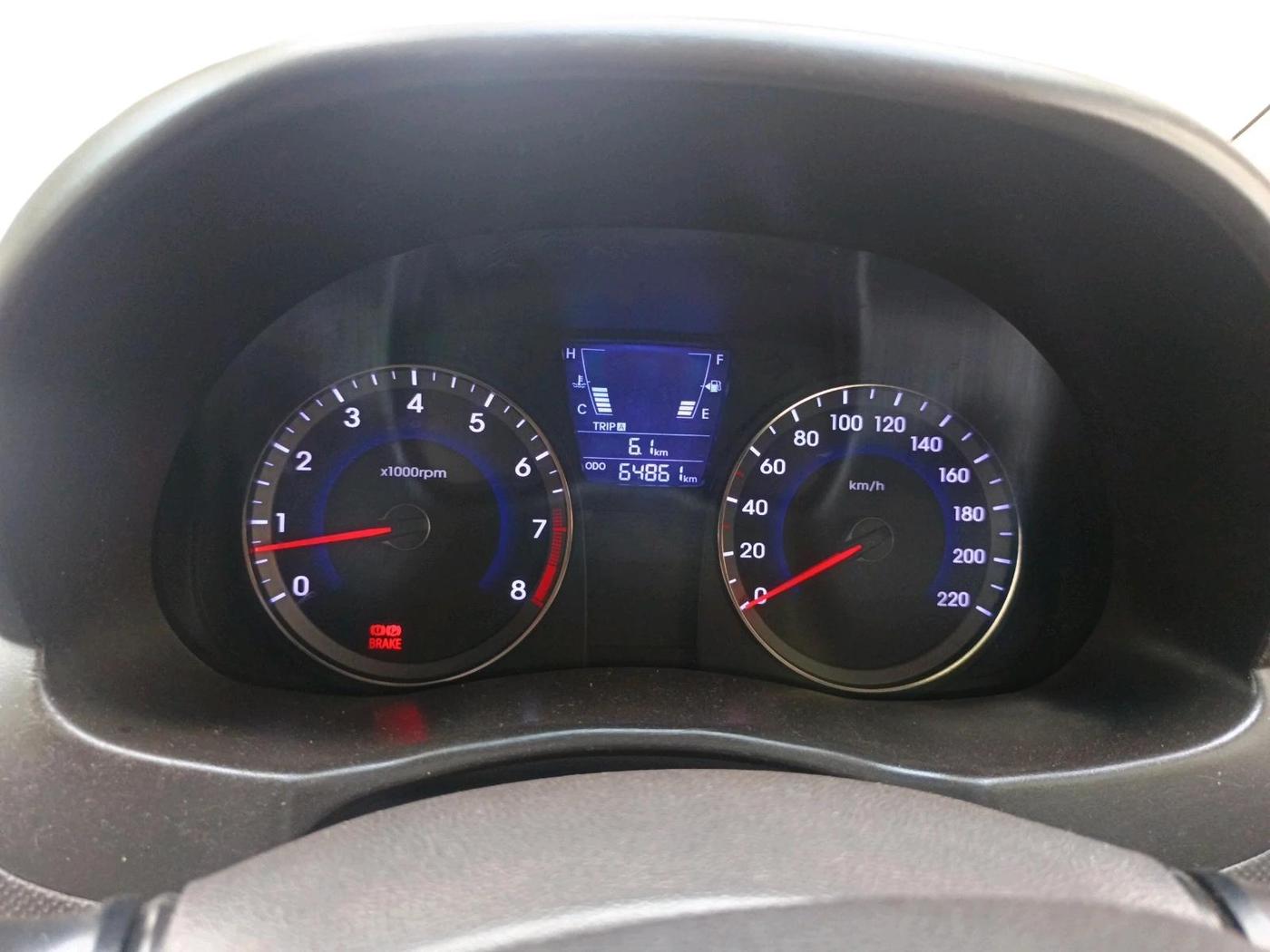 2013 Hyundai Verna FLUIDIC 1.4 VTVT, Petrol, Manual, 64,861 km, interior