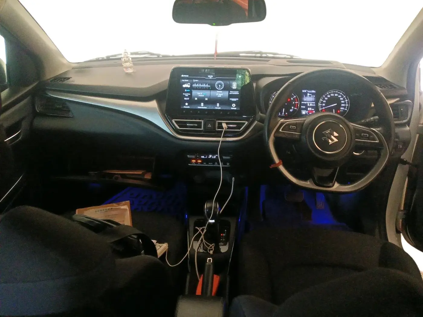 2024 Maruti Baleno ALPHA 1.2 AGS, Petrol, Automatic, 10,569 km, interior