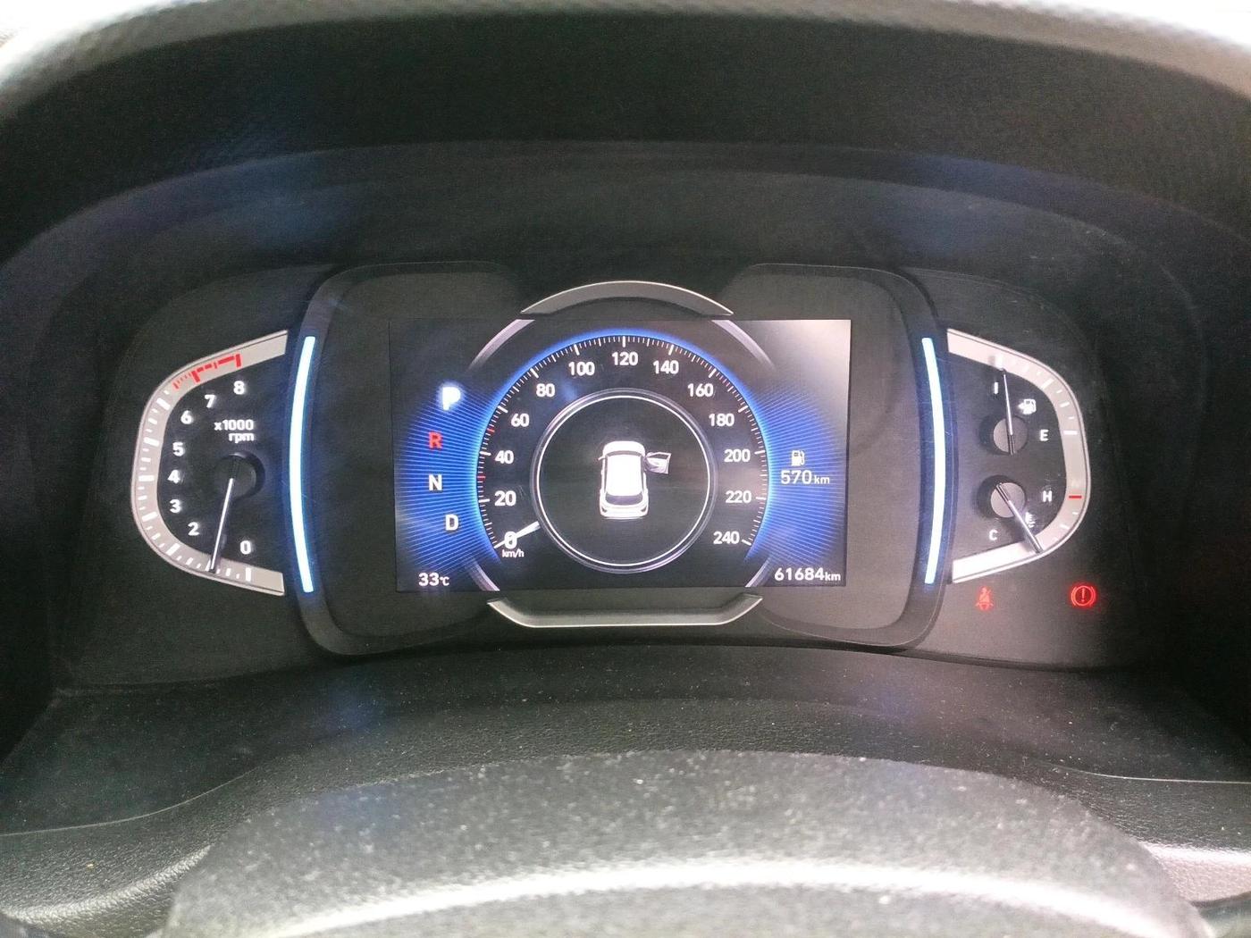 2020 Hyundai Creta SX (O) 1.4 TURBO DCT, Petrol, Automatic, 61,684 km, interior
