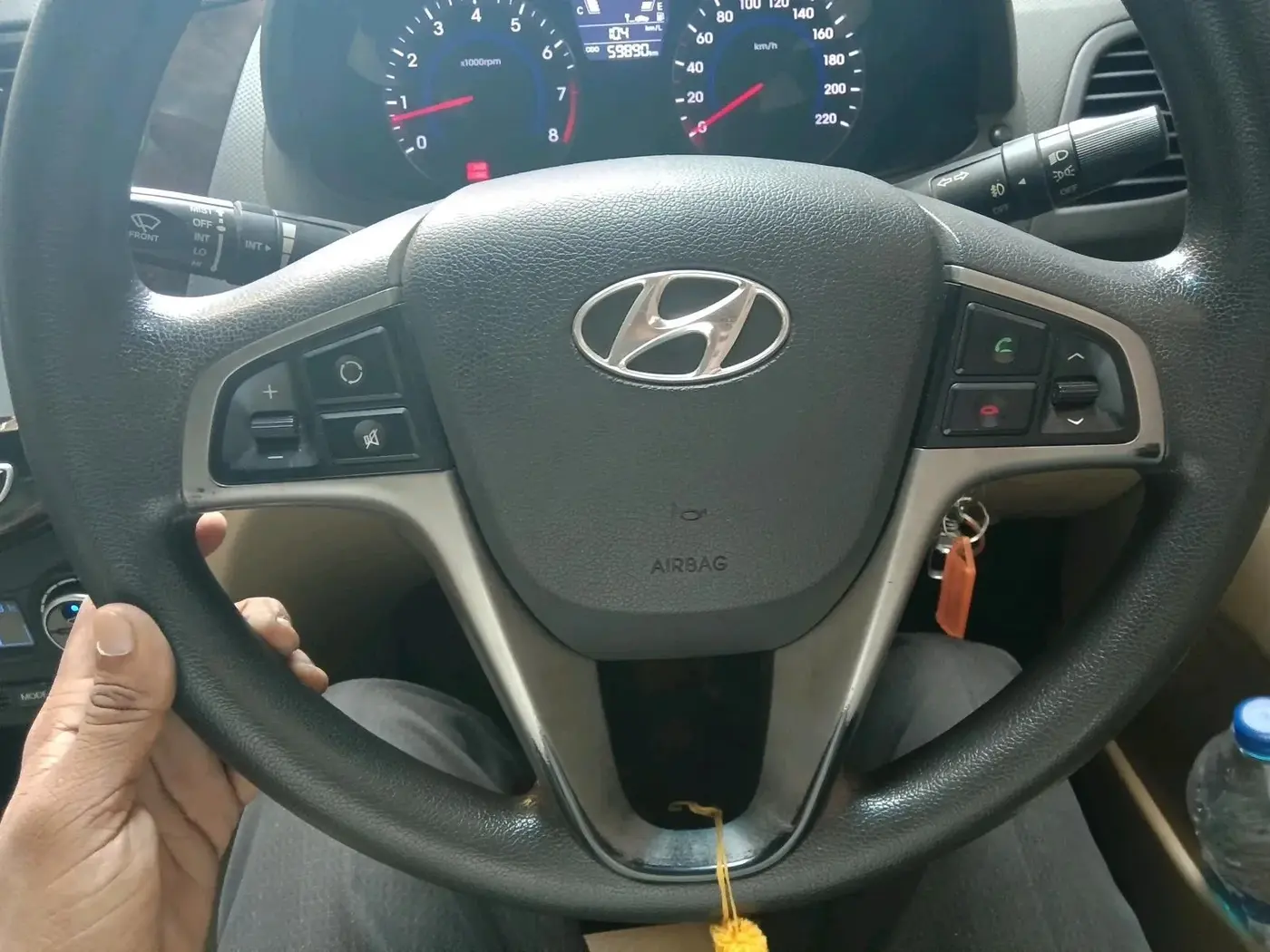 2016 Hyundai Verna 1.6 VTVT SX AT, Petrol, Automatic, 59,890 km, interior