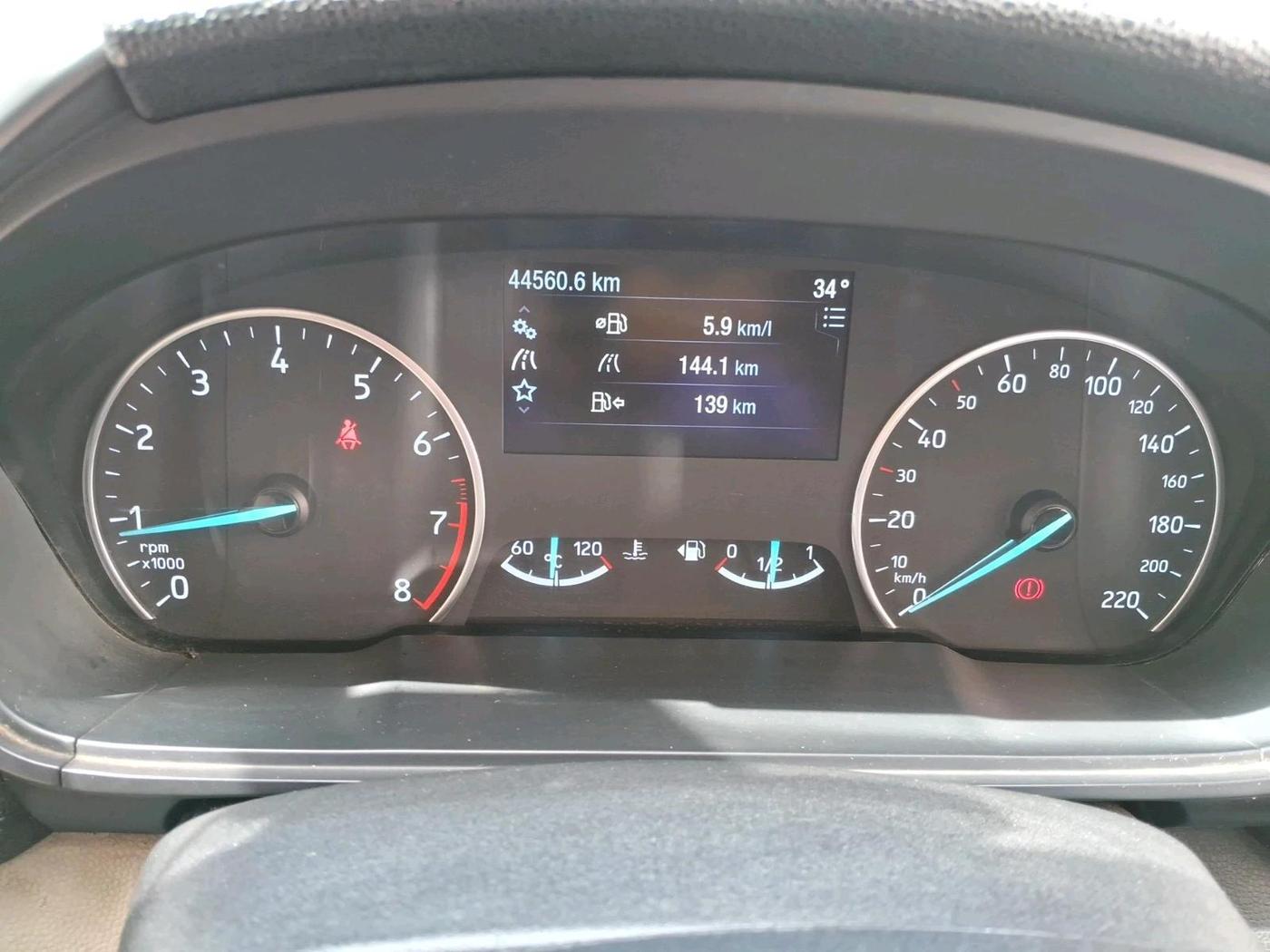 2019 Ford Ecosport TITANIUM 1.5L PETROL, Petrol, Manual, 44,560 km, interior
